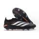 adidas Predator 26 Sin Cordones Elite FG Negro Blanco