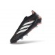 adidas Predator 26 Sin Cordones Elite FG Negro Blanco