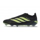 adidas Predator 26 Sin Cordones Elite FG Negro Verde