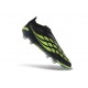 adidas Predator 26 Sin Cordones Elite FG Negro Verde
