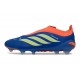 adidas Predator 26 Sin Cordones Elite FG Azul Naranja Amarillo