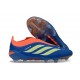 adidas Predator 26 Sin Cordones Elite FG Azul Naranja Amarillo