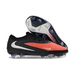 Bota de Futbol Nike Phantom 6 Elite Low FG Rojo Negro Plateado
