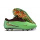 Bota de Futbol Nike Phantom 6 Elite Low FG Verde Dorada