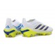 Bota de Futbol Nike Phantom 6 Elite Low FG Blanco Azul Amarillo