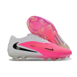 Bota de Futbol Nike Phantom 6 Elite Low FG Rosa Blanco Negro