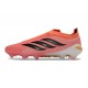 adidas Predator 26 Sin Cordones Elite FG Rosa Negro