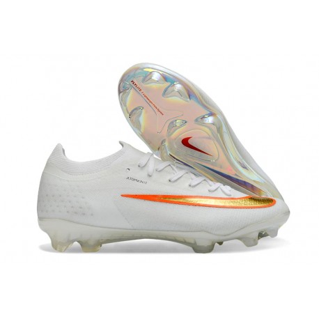 Bota de Futbol Nike Mercurial Vapor 17 Elite FG Blanco Rojo