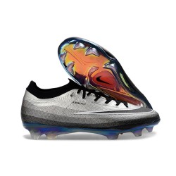 Bota de Futbol Nike Mercurial Vapor 17 Elite FG Negro Plateada