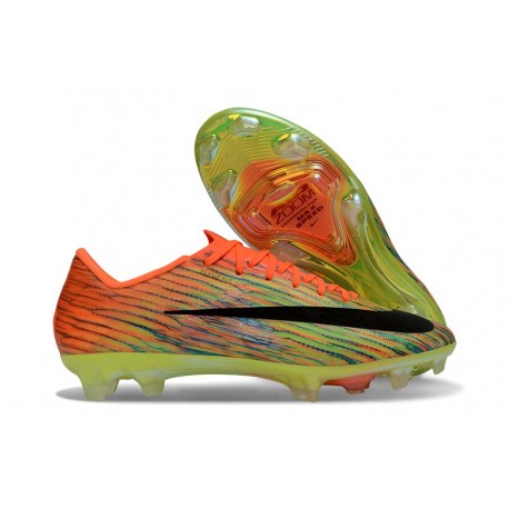 Bota de Futbol Nike Mercurial Vapor 17 Elite FG Naranja Volti Negro