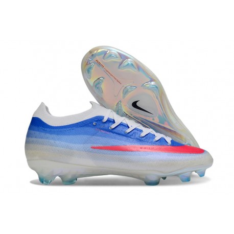 Bota de Futbol Nike Mercurial Vapor 17 Elite FG Azul Blanco Rojo