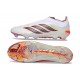 adidas Predator 26 Sin Cordones Elite FG Blanco Rojo Negro