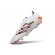 adidas Predator 26 Sin Cordones Elite FG Blanco Rojo Negro