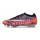 Bota de Futbol Nike Mercurial Vapor 17 Elite FG Naranja Negro Plateada