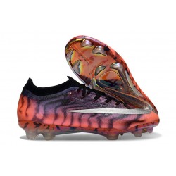 Bota de Futbol Nike Mercurial Vapor 17 Elite FG Naranja Negro Plateada