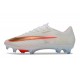 Bota de Futbol Nike Mercurial Vapor 17 Elite FG Blanco Naranja Dorada
