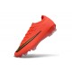 Bota de Futbol Nike Mercurial Vapor 17 Elite FG Rojo Dorada