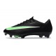 Bota de Futbol Nike Mercurial Vapor 17 Elite FG Negro Verde