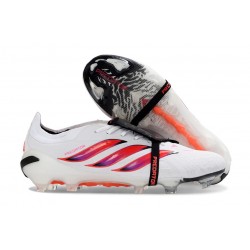 Bota de Futbol Adidas Predator Elite 26 FT FG Blanco Rojo Negro