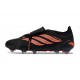 Zapatos de Fútbol Adidas Predator Elite Tongue FG Negro Naranja