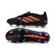 Zapatos de Fútbol Adidas Predator Elite Tongue FG Negro Naranja