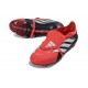 Zapatos de Fútbol Adidas Predator Elite Tongue FG Rojo Blanco Negro