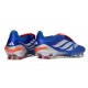 Zapatos de Fútbol Adidas Predator Elite Tongue FG Azul Argento Rojo