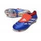Zapatos de Fútbol Adidas Predator Elite Tongue FG Azul Argento Rojo