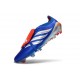 Zapatos de Fútbol Adidas Predator Elite Tongue FG Azul Argento Rojo