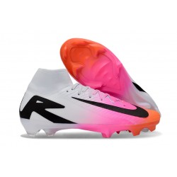 Botas de Fútbol Nike Mercurial Superfly 10 Elite FG Rosa Negro Blanco