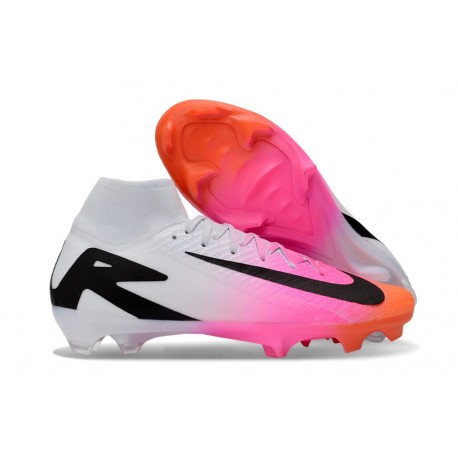 Botas de Fútbol Nike Mercurial Superfly 10 Elite FG Rosa Negro Blanco