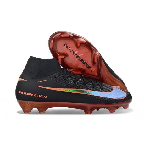 Botas de Fútbol Nike Mercurial Superfly 10 Elite FG Negro Naranja