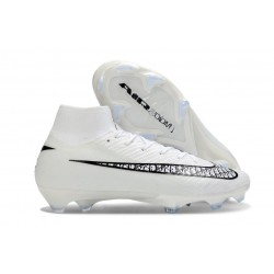 Botas de Fútbol Nike Mercurial Superfly 10 Elite FG Blanco Negro