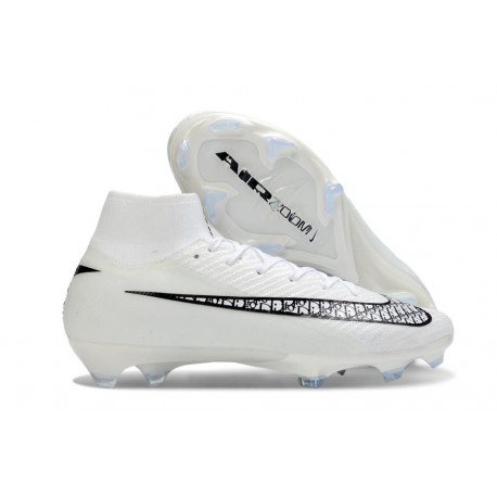 Botas de Fútbol Nike Mercurial Superfly 10 Elite FG Blanco Negro