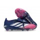 Zapatos de Fútbol Adidas Predator Elite Tongue FG Azul Rosa Plateada