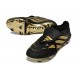 Zapatos de Fútbol Adidas Predator Elite Tongue FG Negro Dorada