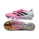 Zapatos de Fútbol Adidas Predator Elite Tongue FG Rosa Blanco Negro