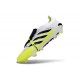 Zapatos de Fútbol Adidas Predator Elite Tongue FG Blanco Negro Amarillo