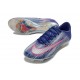 Bota de Futbol Nike Air Zoom Mercurial Vapor 17 Elite FG Azul Plateada