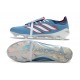 Bota de Futbol Adidas Predator 26 Elite FT FG Rayo Azul Blanco Rojo