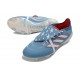 Bota de Futbol Adidas Predator 26 Elite FT FG Rayo Azul Blanco Rojo