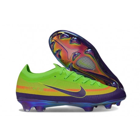 Zapatos de Fútbol Nike Mercurial Vapor 17 Elite FG Verde Violeta