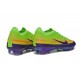 Zapatos de Fútbol Nike Mercurial Vapor 17 Elite FG Verde Violeta