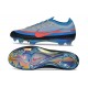Zapatos de Fútbol Nike Mercurial Vapor 17 Elite FG Cian Gris Rojo