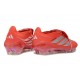 Bota de Futbol Adidas Predator 26 Elite FT FG Rojo Plateada
