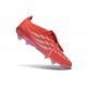 Bota de Futbol Adidas Predator 26 Elite FT FG Rojo Plateada