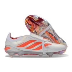 Bota de Futbol Adidas Predator 26 Elite FT FG Blanco Rojo