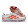 Bota de Futbol Adidas Predator 26 Elite FT FG Blanco Rojo