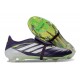 Bota de Futbol Adidas Predator 26 Elite FT FG Negro Blanco