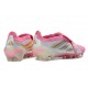 Bota de Futbol Adidas Predator 26 Elite FT FG Rosa Blanco Plateado